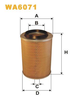 WIX FILTERS Воздушный фильтр WA6071